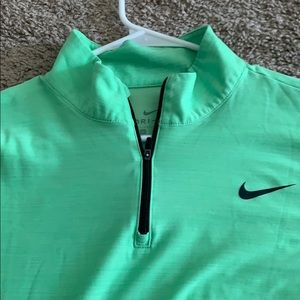 Nike Zip Up - Dri Fit 3/4 Zip